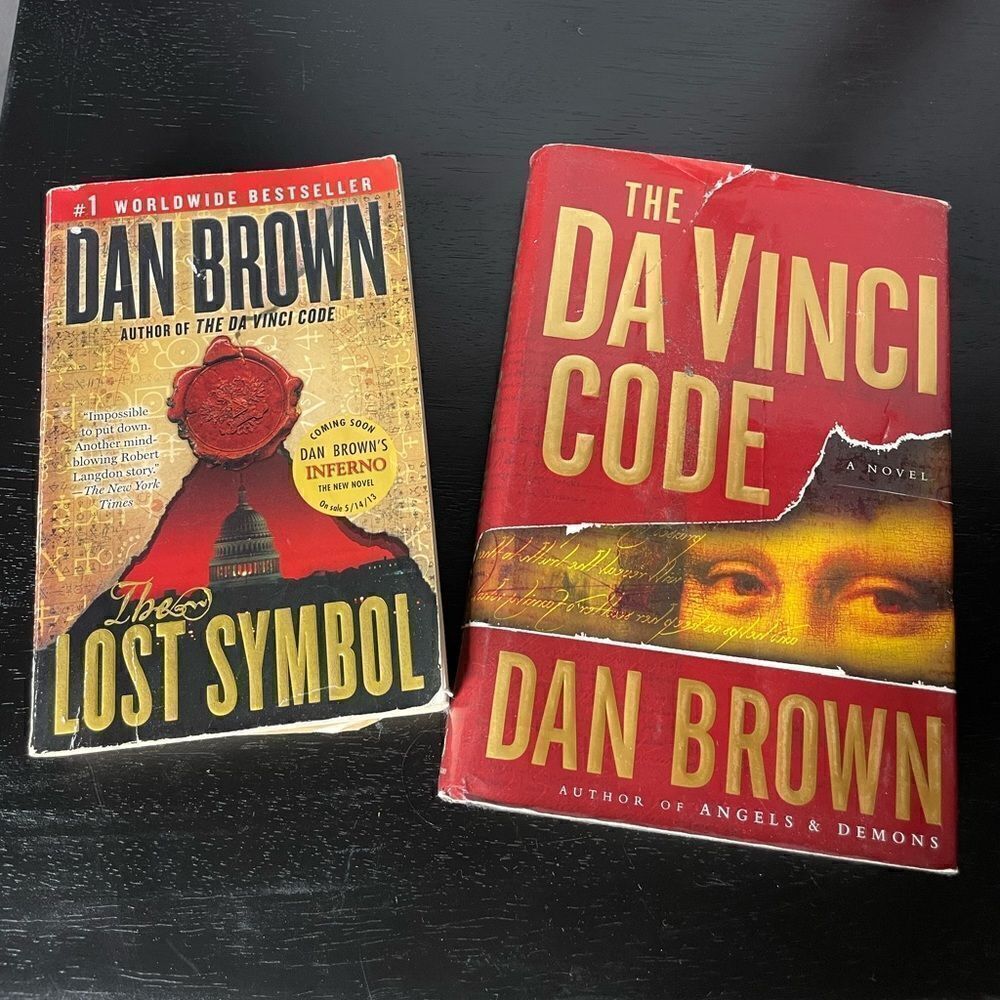 Dan Brown Book Bundle, “The DaVinci Code,” & “The Lost Symbol”